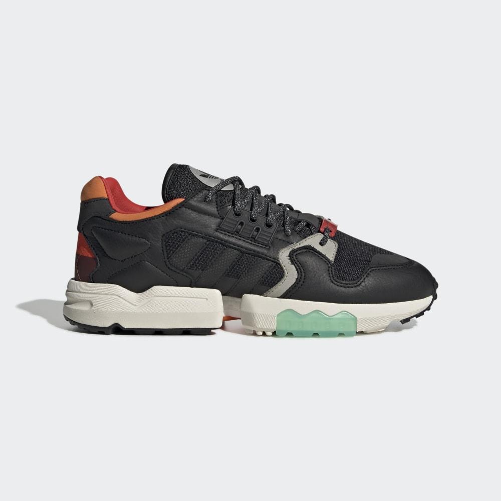 Adidas Men's ZX Torsion Originals Shoes Black/Orange/Green Ireland EE5553